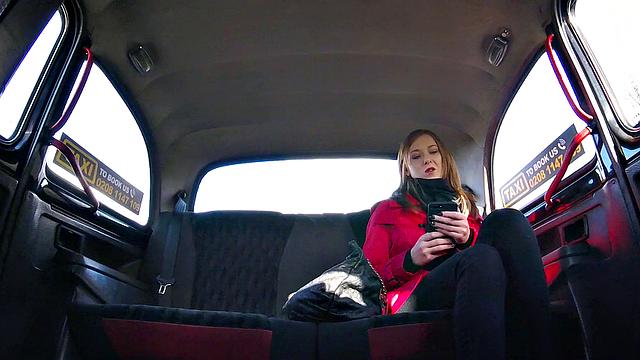 Hot minx take driver's cum