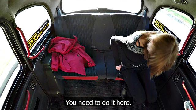 Hot minx take driver's cum