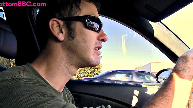 Picked up ebony thug sucks and rides white cock for money