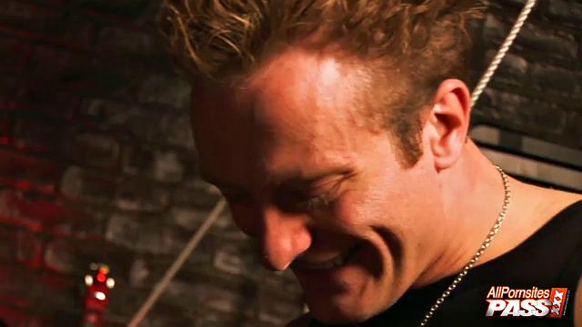 Pretty Cassie sucking off cock