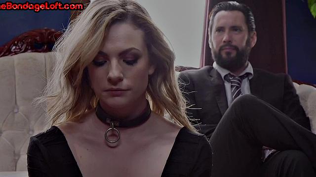 Suspended sub slut disciplined