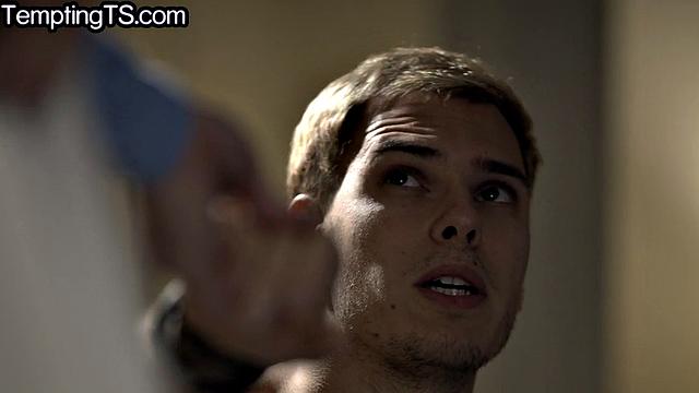 Big-titted Trans drilled by horny BF