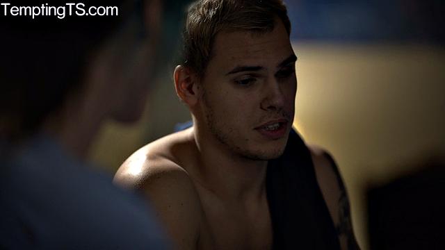 Big-titted Trans drilled by horny BF