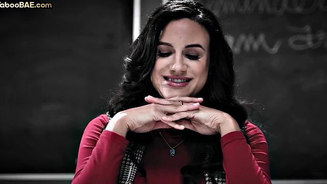 Anal college babe fucks classmate in front of teacher