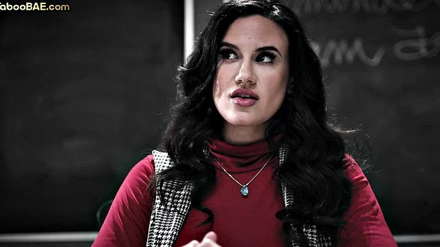 Anal college babe fucks classmate in front of teacher