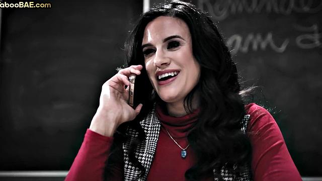 Anal college babe fucks classmate in front of teacher