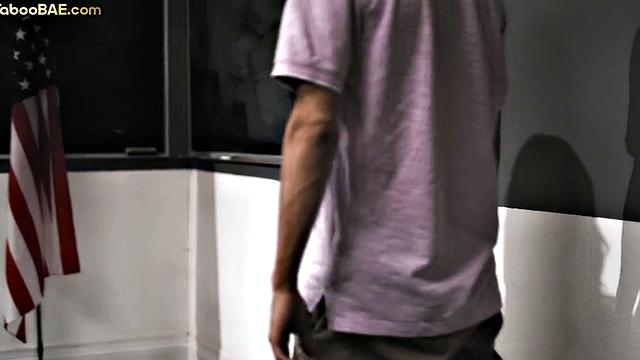 Anal college babe fucks classmate in front of teacher