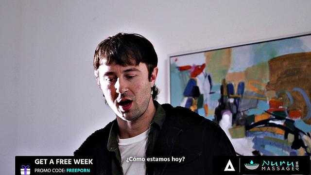 Ванна Бардот раздевается для масляного нюру и жарко дрочит Чада Алва в честь дня рождения - страстный массаж и строгий конец на теле!