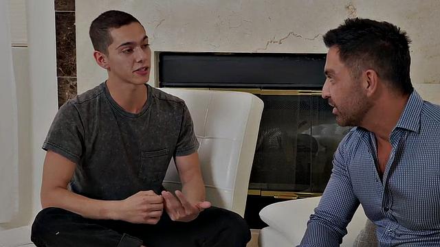 Mesmerized twink used by hunk with toys after seance