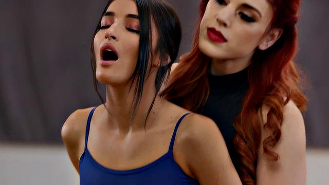 Latina with small tits & bald pussy takes on a big cock in the Audition: Scene 3