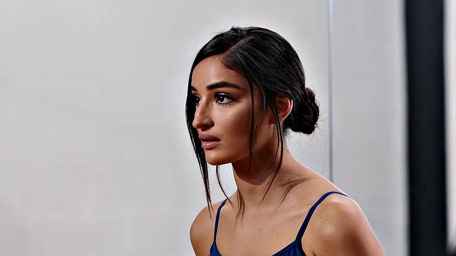 Latina with small tits & bald pussy takes on a big cock in the Audition: Scene 3