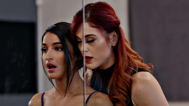 Latina with small tits & bald pussy takes on a big cock in the Audition: Scene 3