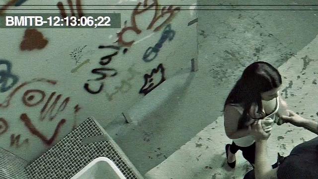 Tiffany Doll Caught on Cam and Railed in the Bathroom