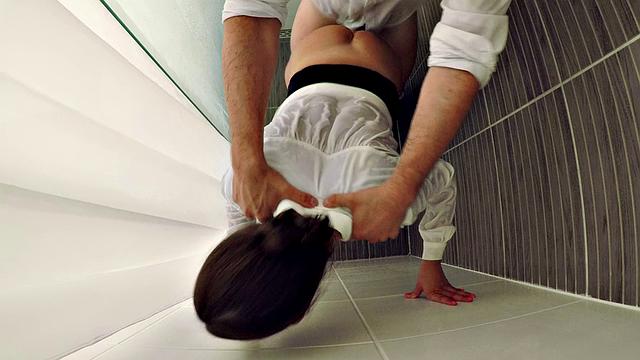 Horny Brunette in High Heels Cheats on Her Husband and Gets Pounded Outdoors