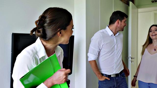 Horny Brunette in High Heels Cheats on Her Husband and Gets Pounded Outdoors