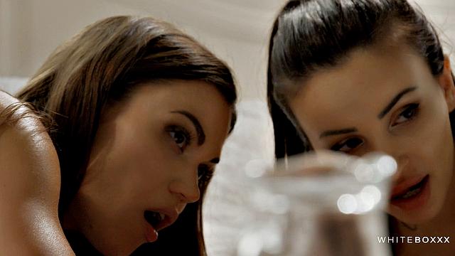 Hot girls have sex with lucky guy