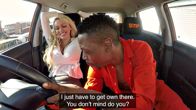 British babe Amber Jayne goes deep on Longwood in this POV car sex video