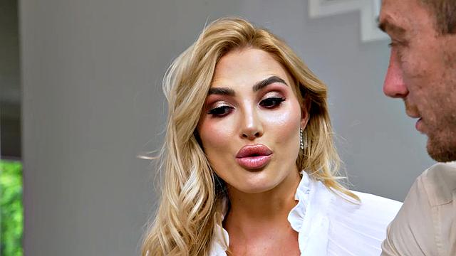 Sexy blonde Kenzie Anne gets naughty and hooks up with a married man