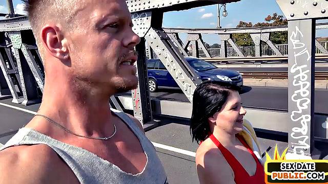 Big public babe analdrilled outdoors