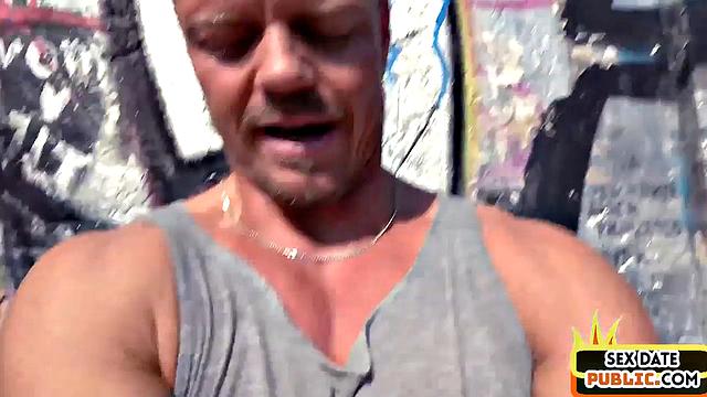 Big public babe analdrilled outdoors