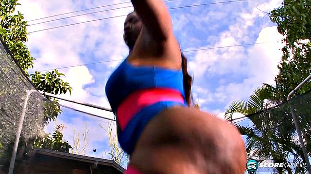 A huge cock for a huge assed girl