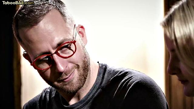 Petite babe bouncing hard in 3some