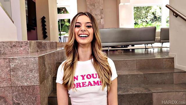 Naughty Nymph 1st Blowbang - HardX