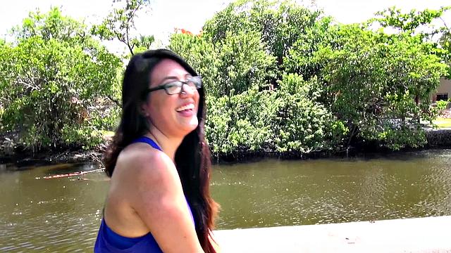 Lexy in Pantyhose gets a cumshot on her tattooed ass while riding a hard cock in reverse cowgirl position