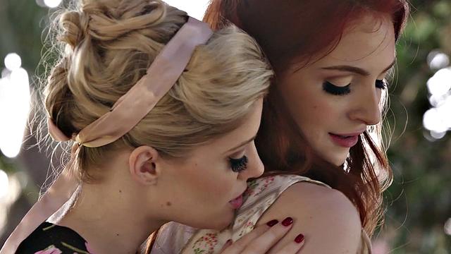 DEVILS FILM - Steamy Outdoor Sex With Lesbians Charlotte Stokely And Maya Kendrick