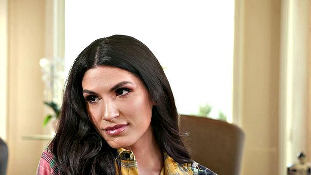 DEVILS FILM - New Transgender Babysitter Zariah Aura Gets Fucked On First Day At Work