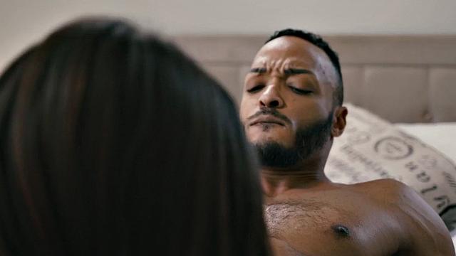 Bigtit ts rides in interracial couple after sucking cock