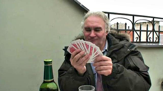 Teen rides gramps in reverse cowgirl