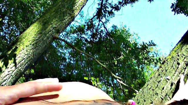 Inked up cutie in bikini takes a wild ride on stranger's dick & balls