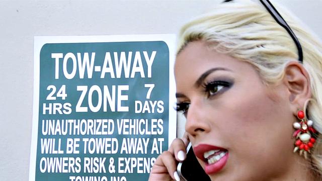 Busty Blonde Fucked By Towing