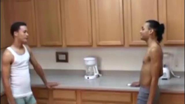 Houseboy Chulo Garcia drops to his knees and starts sucking his boss's. Then Pepe Felipe blows Chulo's hard. Chulo leads his boss to the couch and takes a ride on Pepe's huge.