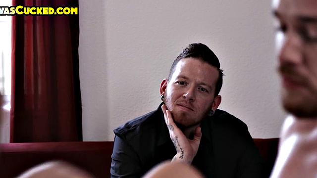 Unfaithful wife banged in front of cuckold hubby