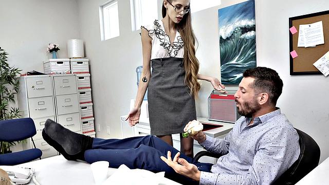 Office Pussy Plowing