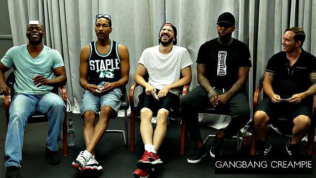 GangbangCreampie - Brunette Babe Receives Cum Leaking All Over Her Sweet Pussy