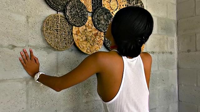 Tattooed brunette gets her leggings ripped while fucking in reverse cowgirl pose