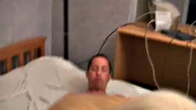 Petite blonde rides college cock at party