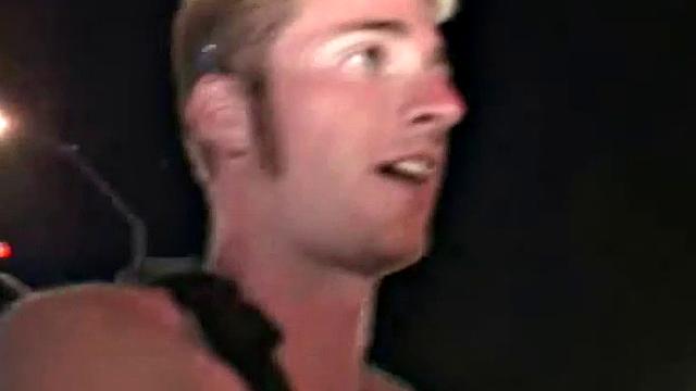 Petite blonde rides college cock at party