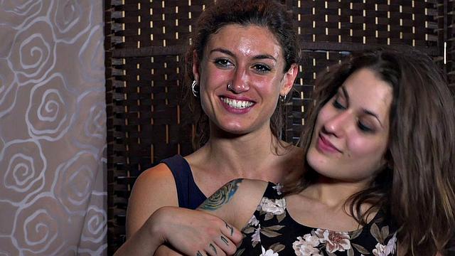 Public bitches drilled in BDSM session in wet pussy hole