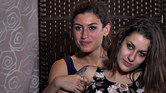 Public bitches drilled in BDSM session in wet pussy hole