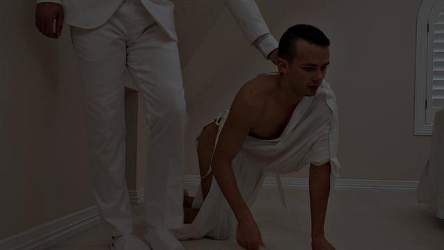 three devoted men surrender to lust in a raw gay session of passion and power