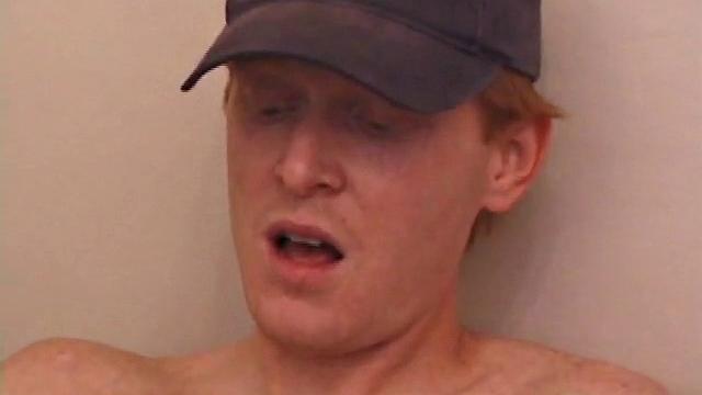 Dane Will has just come in from skateboarding and needs to relax. His hand quickly finds the growing bulge and he begins to stroke it. Dane is a true show off and poses and fingers his ass for the camera.