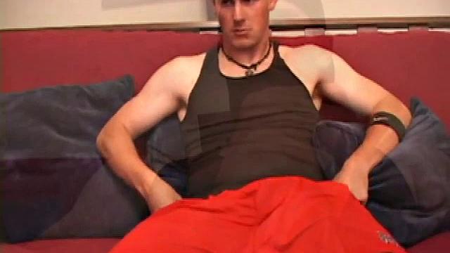 Maxx Wood Stroking Cock