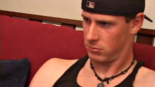 Maxx Wood Stroking Cock