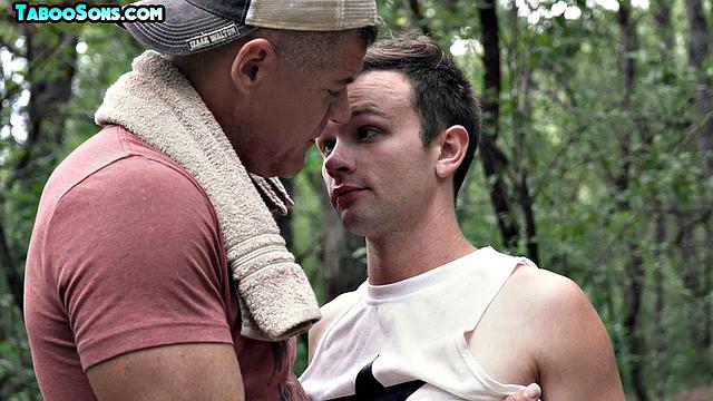 Skinny twink analfucked by handsome DILF