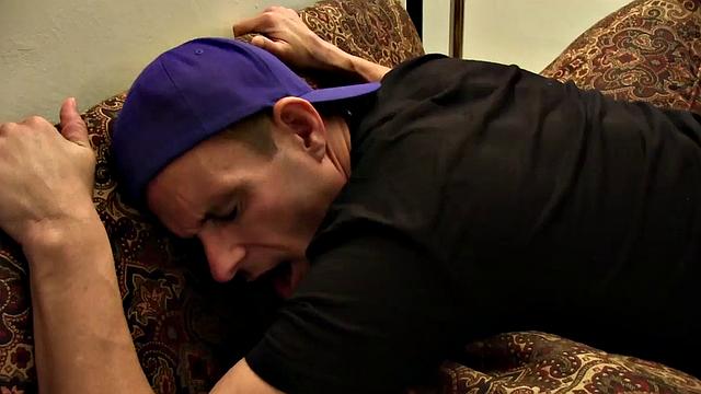 AJay Hunter called into the director's office for having sex with male guests, boss wants some for himself.