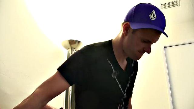 AJay Hunter called into the director's office for having sex with male guests, boss wants some for himself.